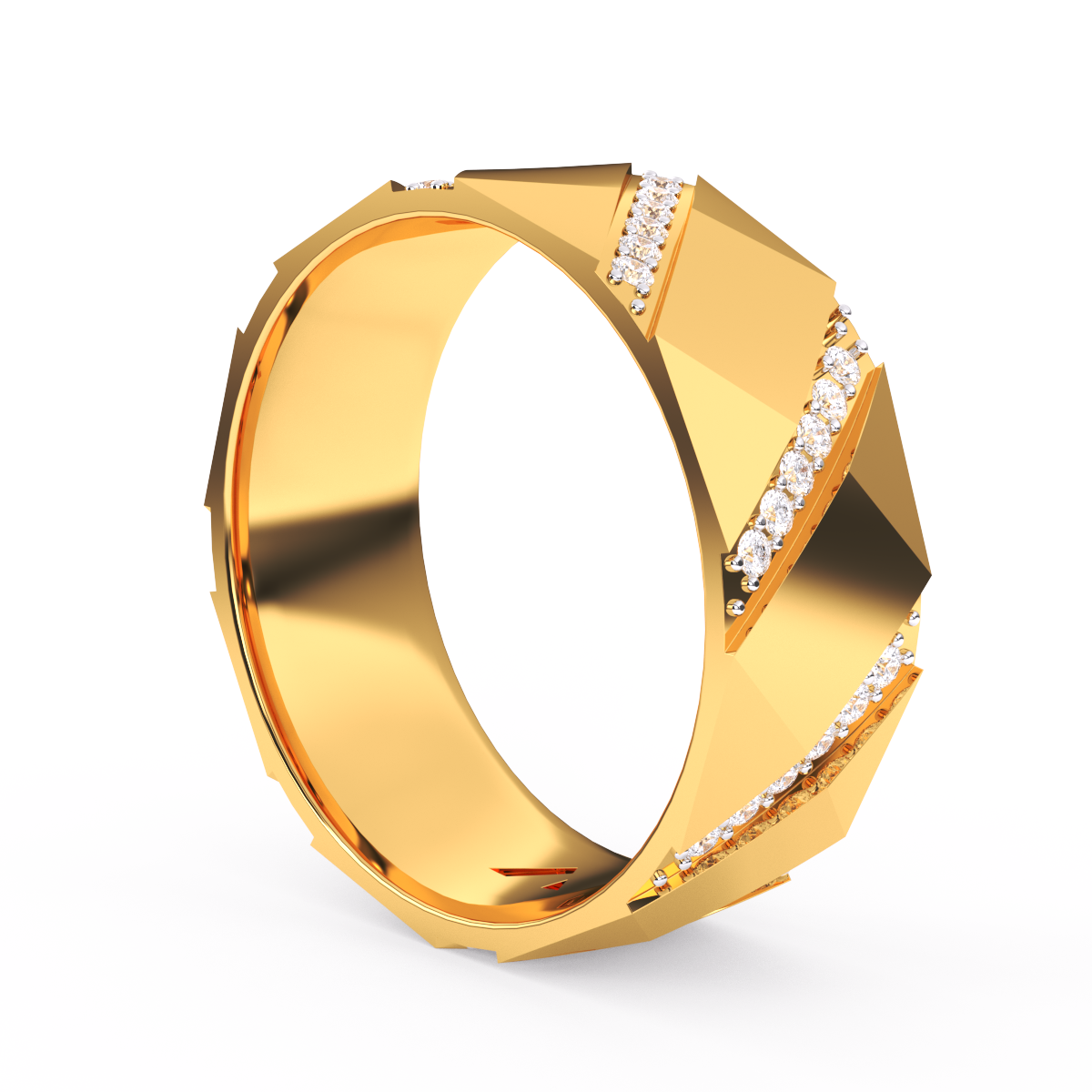 Lab Grown Diamond Wedding Wide Couple Set